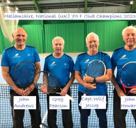 Top UK 75+ team 2023 Hallamshire 